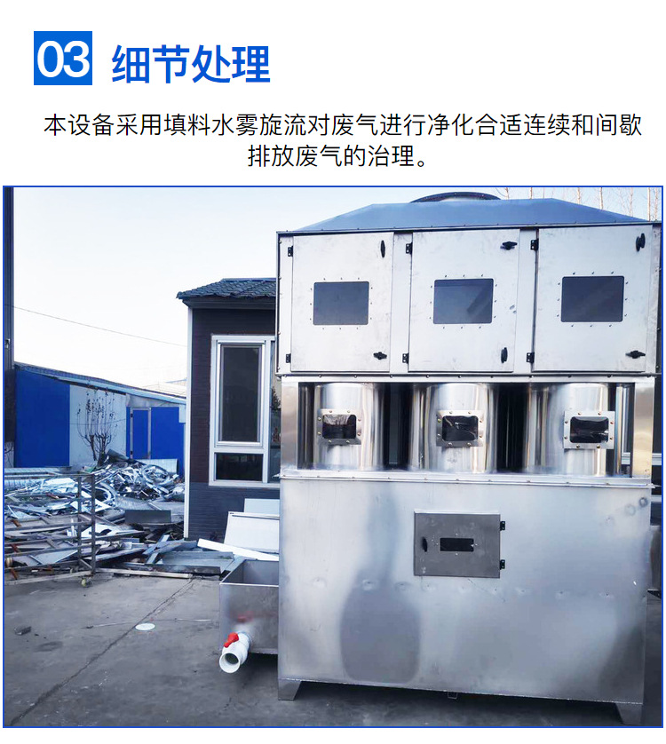 居峰环保气旋混动喷淋塔优势3